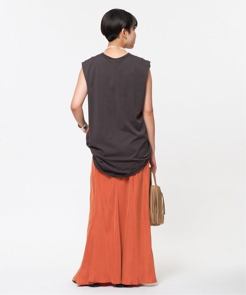 AP STUDIO（エーピーストゥディオ）の「《追加》New フィブリルキュプラ スカート（スカート・レディース・ブラック/カーキ/キャメル/オレンジ・38/36）」の18枚目の写真