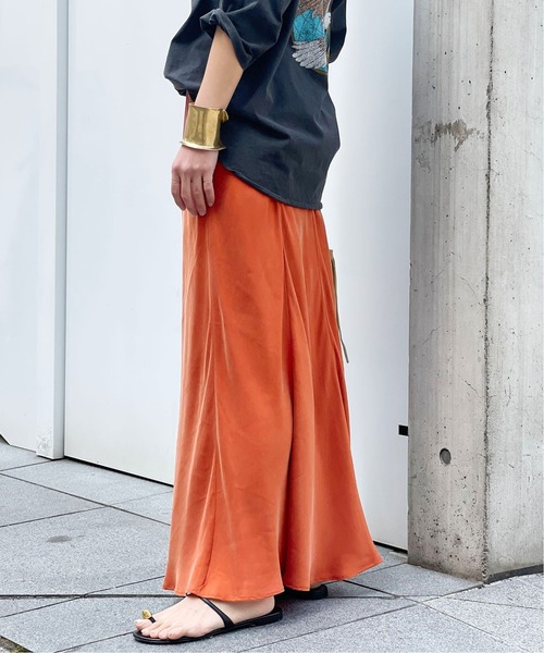 AP STUDIO（エーピーストゥディオ）の「《追加》New フィブリルキュプラ スカート（スカート・レディース・ブラック/カーキ/キャメル/オレンジ・38/36）」の12枚目の写真