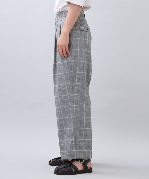 THE SHOP TK (ザ ショップ ティーケー )の「◆パナマチェックスラックス(スラックス・メンズ・ライトグレー系1/ダークブラウン系1/ライトグリーン系1・02/03/04)」の13枚目の写真