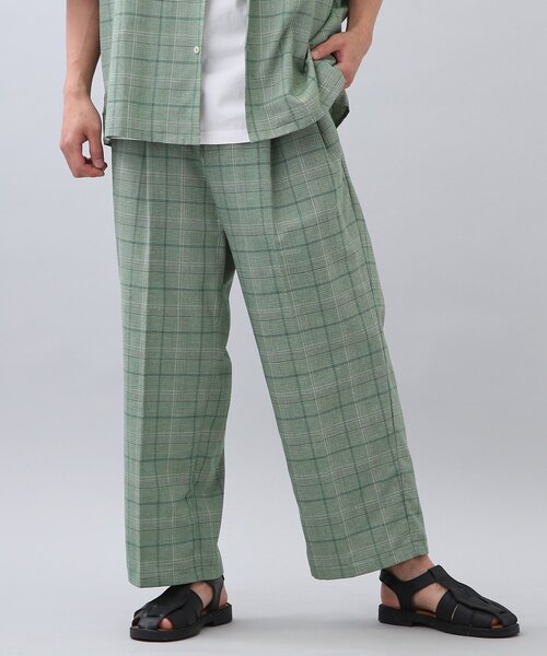THE SHOP TK (ザ ショップ ティーケー )の「◆パナマチェックスラックス(スラックス・メンズ・ライトグレー系1/ダークブラウン系1/ライトグリーン系1・02/03/04)」の20枚目の写真