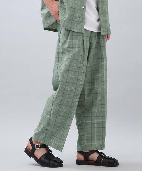 THE SHOP TK (ザ ショップ ティーケー )の「◆パナマチェックスラックス(スラックス・メンズ・ライトグレー系1/ダークブラウン系1/ライトグリーン系1・02/03/04)」の21枚目の写真