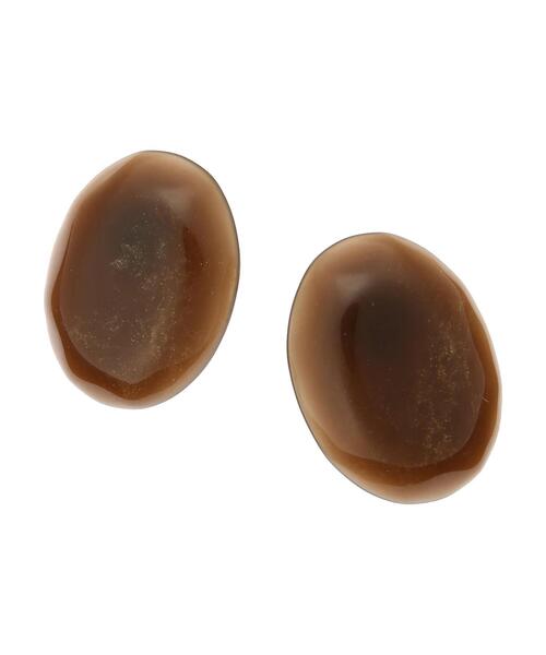 Green　Parks（グリーンパークス）の「・HALF TIME オーバルイヤリング（イヤリング・レディース・ブラウン/グレー/ブルー・FREE）」の16枚目の写真