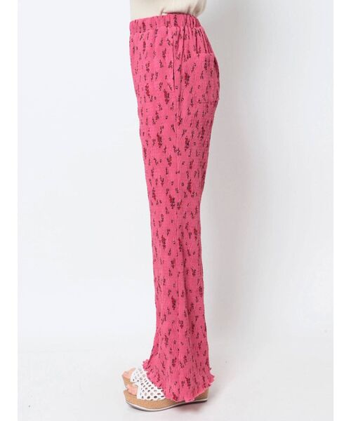 merry jenny（メリージェニー）の「floralギャザーフレアパンツ（その他パンツ・レディース・ブラック/ピンク/ベージュ・FREE）」の13枚目の写真