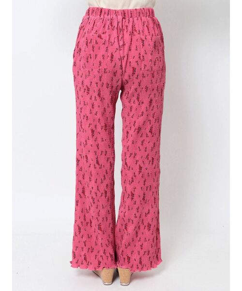 merry jenny（メリージェニー）の「floralギャザーフレアパンツ（その他パンツ・レディース・ブラック/ピンク/ベージュ・FREE）」の16枚目の写真