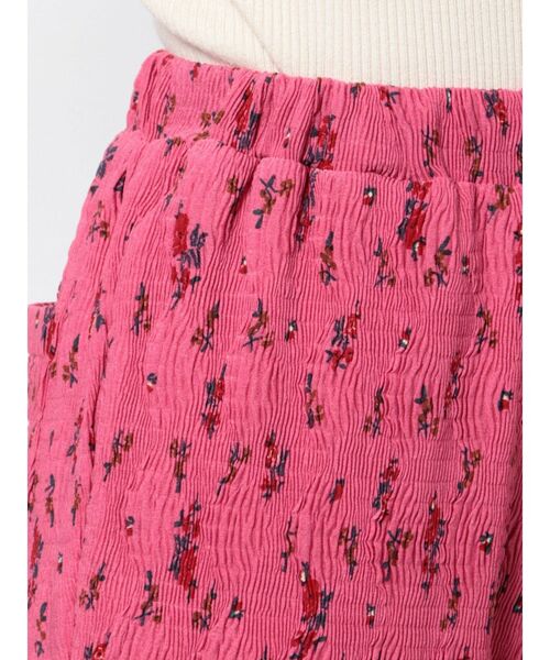 merry jenny（メリージェニー）の「floralギャザーフレアパンツ（その他パンツ・レディース・ブラック/ピンク/ベージュ・FREE）」の19枚目の写真