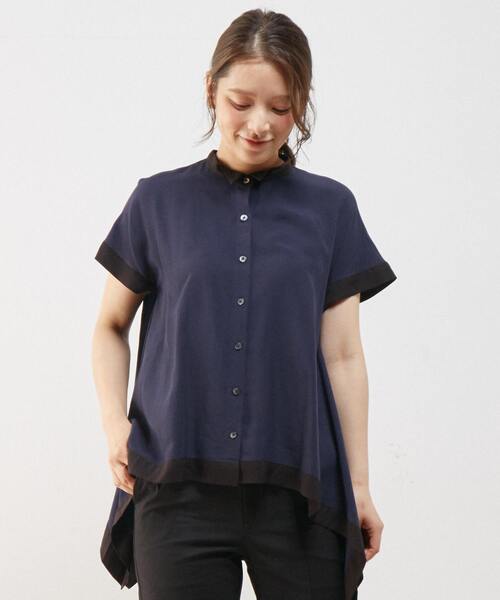Lourmarin（ルールマラン）の「【とろみ素材が上品なレーヨン麻イ 