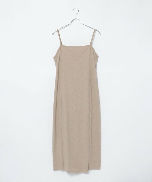 notch.（ノッチ）の「Iラインキャミワンピース（ワンピース・レディース・ブラック/ベージュ・M）」の4枚目の写真