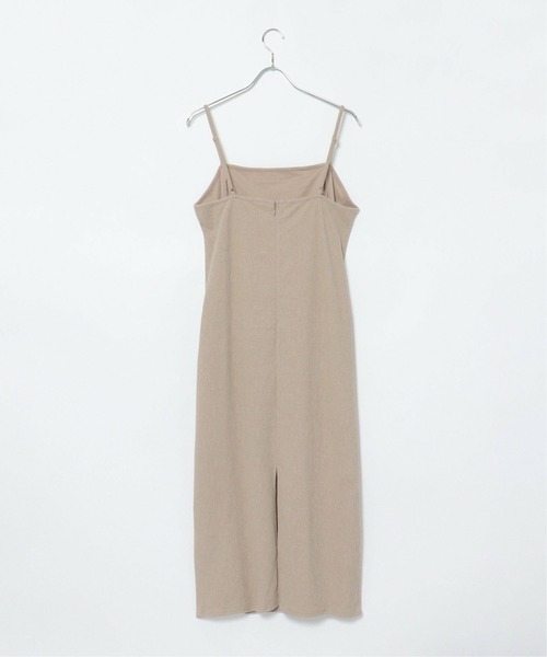 notch.（ノッチ）の「Iラインキャミワンピース（ワンピース・レディース・ブラック/ベージュ・M）」の5枚目の写真