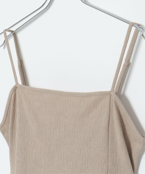 notch.（ノッチ）の「Iラインキャミワンピース（ワンピース・レディース・ブラック/ベージュ・M）」の6枚目の写真