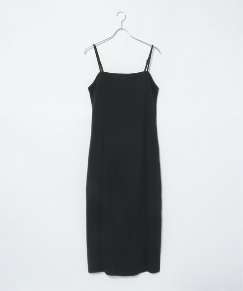 notch.（ノッチ）の「Iラインキャミワンピース（ワンピース・レディース・ブラック/ベージュ・M）」の14枚目の写真