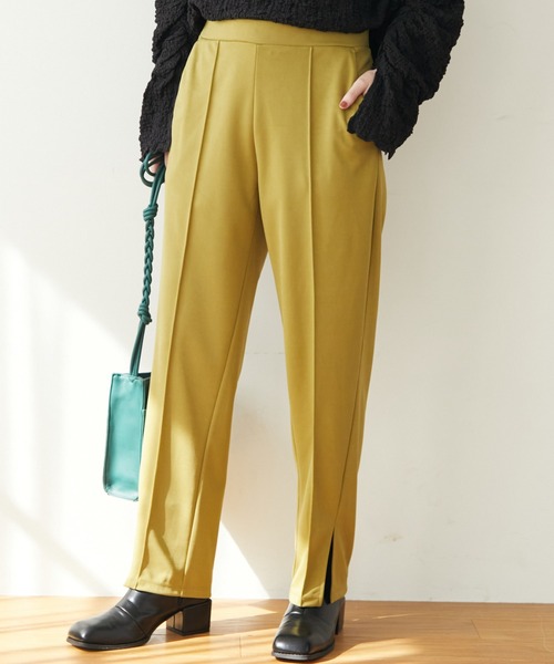 Green　Parks（グリーンパークス）の「らくスレパンツ（その他パンツ・レディース・ホワイト系その他2/ブルー/イエロー/ブラック・FREE）」の4枚目の写真