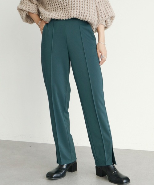 Green　Parks（グリーンパークス）の「らくスレパンツ（その他パンツ・レディース・ホワイト系その他2/ブルー/イエロー/ブラック・FREE）」の3枚目の写真