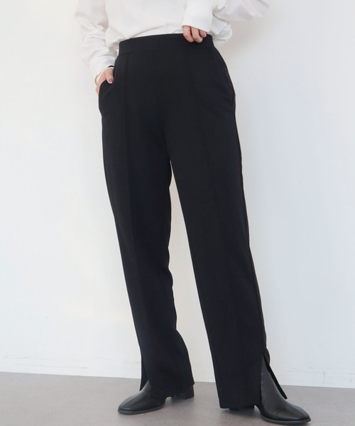 Green　Parks（グリーンパークス）の「らくスレパンツ（その他パンツ・レディース・ホワイト系その他2/ブルー/イエロー/ブラック・FREE）」の2枚目の写真