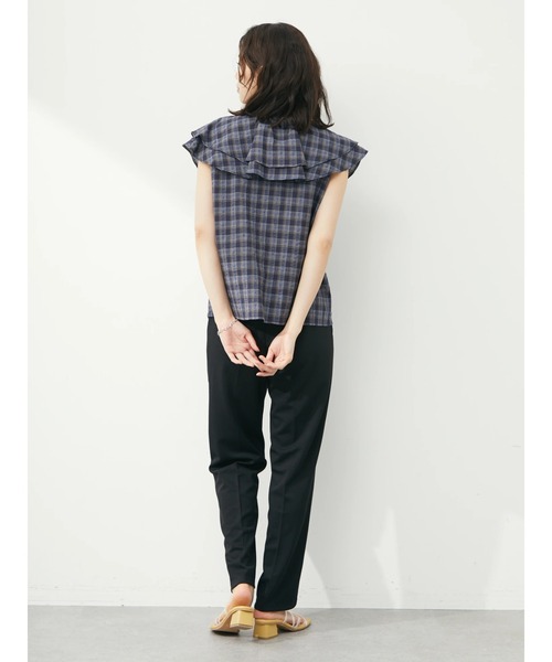 Green　Parks（グリーンパークス）の「らくスレパンツ（その他パンツ・レディース・ホワイト系その他2/ブルー/イエロー/ブラック・FREE）」の10枚目の写真