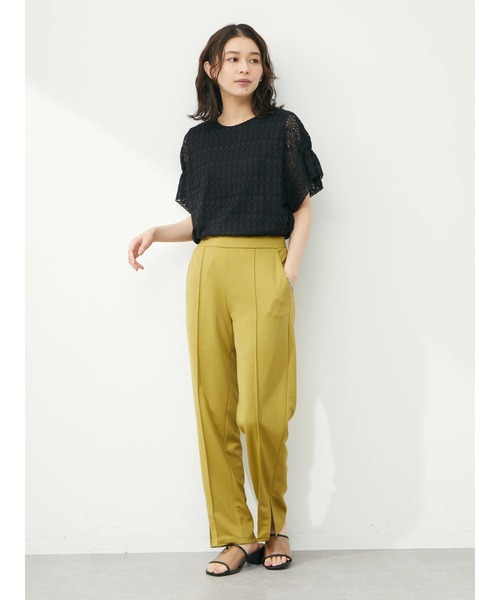 Green　Parks（グリーンパークス）の「らくスレパンツ（その他パンツ・レディース・ホワイト系その他2/ブルー/イエロー/ブラック・FREE）」の14枚目の写真