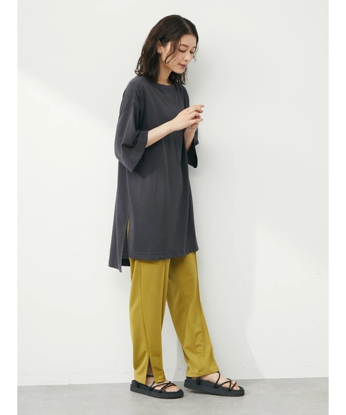 Green　Parks（グリーンパークス）の「らくスレパンツ（その他パンツ・レディース・ホワイト系その他2/ブルー/イエロー/ブラック・FREE）」の21枚目の写真