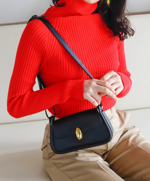 Birthday room（バースデイルーム）の「コンパクトショルダーバッグ（ショルダーバッグ・レディース・ブラック/ベージュ/グリーン・FREE）」の2枚目の写真