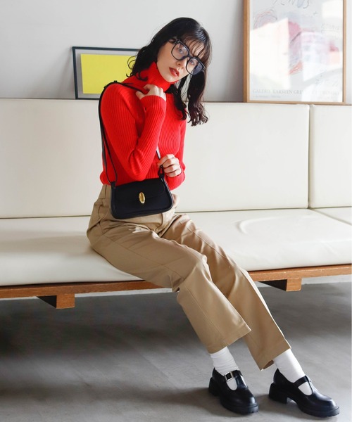 Birthday room（バースデイルーム）の「コンパクトショルダーバッグ（ショルダーバッグ・レディース・ブラック/ベージュ/グリーン・FREE）」の9枚目の写真