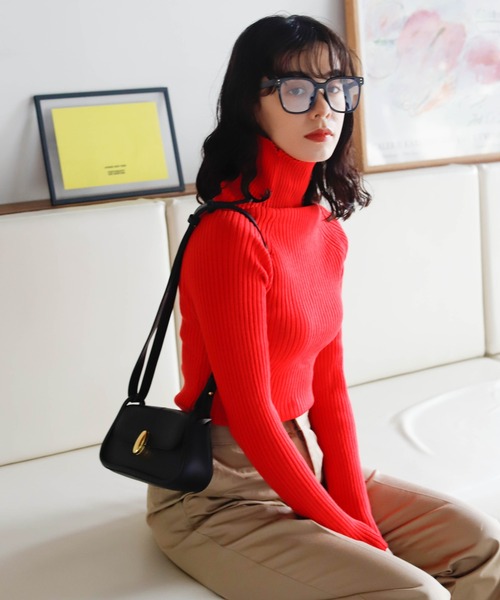 Birthday room（バースデイルーム）の「コンパクトショルダーバッグ（ショルダーバッグ・レディース・ブラック/ベージュ/グリーン・FREE）」の8枚目の写真