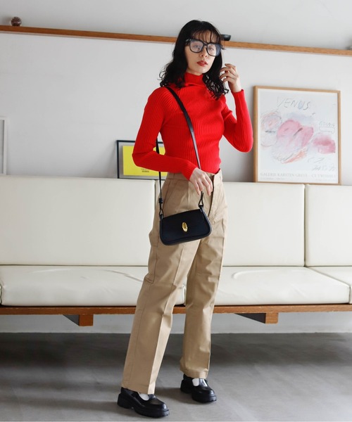 Birthday room（バースデイルーム）の「コンパクトショルダーバッグ（ショルダーバッグ・レディース・ブラック/ベージュ/グリーン・FREE）」の10枚目の写真