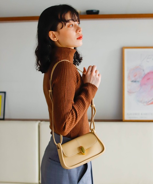 Birthday room（バースデイルーム）の「コンパクトショルダーバッグ（ショルダーバッグ・レディース・ブラック/ベージュ/グリーン・FREE）」の17枚目の写真