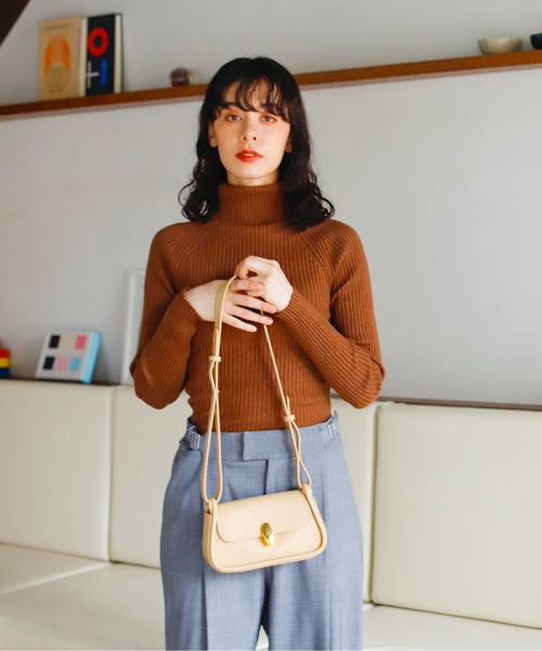 Birthday room（バースデイルーム）の「コンパクトショルダーバッグ（ショルダーバッグ・レディース・ブラック/ベージュ/グリーン・FREE）」の18枚目の写真