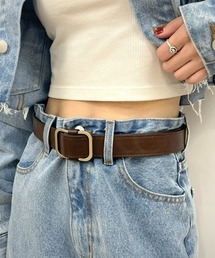 WHO'S WHO gallery | スクエアバックルベルト(ベルト)