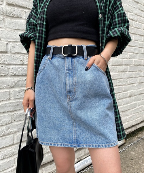 WHO'S WHO gallery(フーズフーギャラリー)の「スクエアバックルベルト(ベルト・レディース・ブラック/ブラウン・FREE)」の4枚目の写真