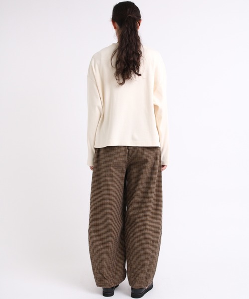 RNA-N(アールエヌエーエヌ)の「M1931 度詰フライスショート丈プルオーバー(Tシャツ/カットソー・レディース・チョコ/キナリ/ミント・MEDIUM)」の13枚目の写真