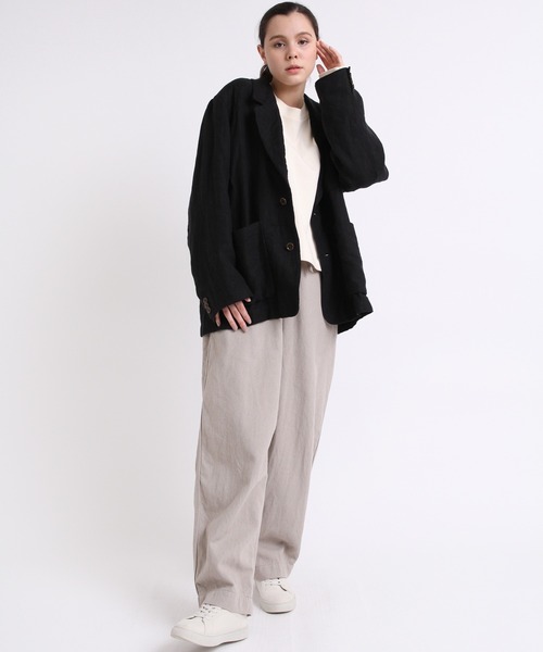 RNA-N(アールエヌエーエヌ)の「M1931 度詰フライスショート丈プルオーバー(Tシャツ/カットソー・レディース・チョコ/キナリ/ミント・MEDIUM)」の15枚目の写真
