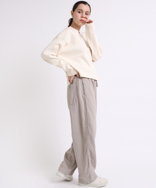 RNA-N(アールエヌエーエヌ)の「M1931 度詰フライスショート丈プルオーバー(Tシャツ/カットソー・レディース・チョコ/キナリ/ミント・MEDIUM)」の11枚目の写真