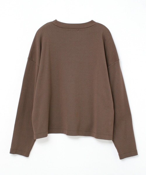 RNA-N(アールエヌエーエヌ)の「M1931 度詰フライスショート丈プルオーバー(Tシャツ/カットソー・レディース・チョコ/キナリ/ミント・MEDIUM)」の4枚目の写真