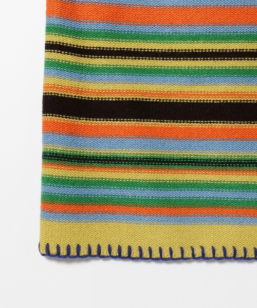 BEAMS BOY(ビームスボーイ)の「BEAMS BOY / マルチボーダー ニット スカート(スカート・レディース・イエロー/ホワイト系その他7・ONE SIZE)」の15枚目の写真