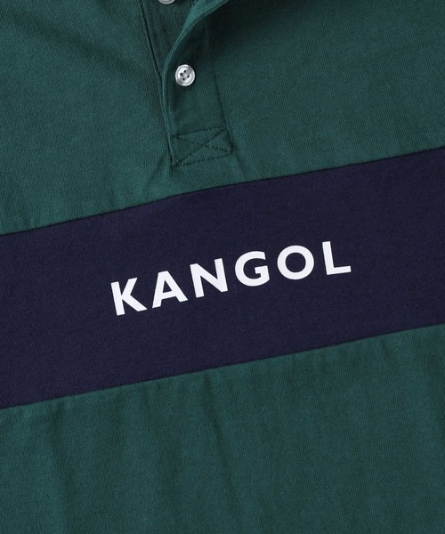KANGOL KIDS(カンゴールキッズ)の「【KANGOL】ラガーシャツ(Tシャツ/カットソー・キッズ・グリーン/ブラック・130/150/120/140/105/160)」の12枚目の写真