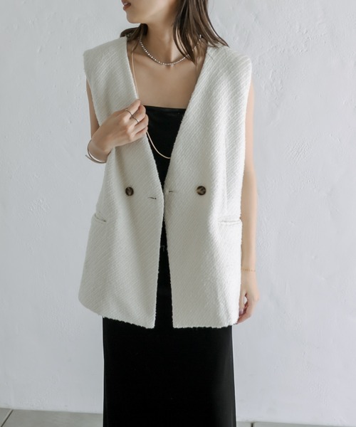 mystic（ミスティック）の「【サイズ展開あり！】ベロアキャミワンピース（ワンピース・レディース・ブラック/チャコールグレー/ベージュ/ブルー・FREE/0）」の15枚目の写真