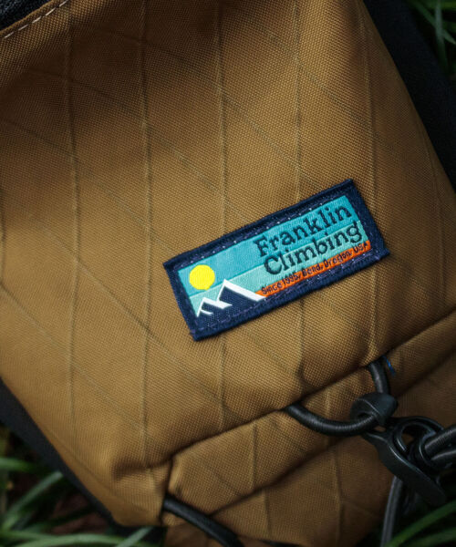 Franklin Climbing(フランクリンクライミング)の「【Franklin Climbing/フランクリンクライミング】X-PAC チョークバッグ(ショルダーバッグ・メンズ・ブラック/ブラウン/イエロー・FREE)」の7枚目の写真