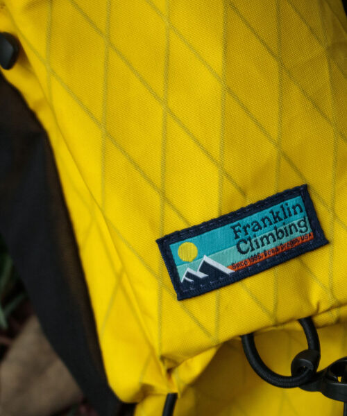 Franklin Climbing(フランクリンクライミング)の「【Franklin Climbing/フランクリンクライミング】X-PAC チョークバッグ(ショルダーバッグ・メンズ・ブラック/ブラウン/イエロー・FREE)」の4枚目の写真
