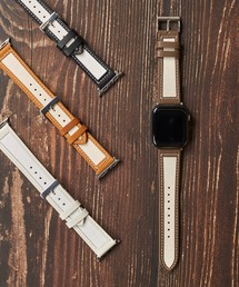 【zandy / ズィー・アンド・ワイ】アップルウォッチバンド レザーキャンバスベルト