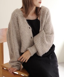 one after another NICE CLAUP | 着回し万能淡色クロップドカーディガン(カーディガン/ボレロ)