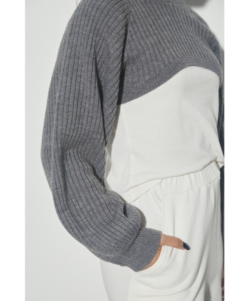 LAGUA GEM（ラグアジェム）の「SHORT HOODIE KNIT ショートフード