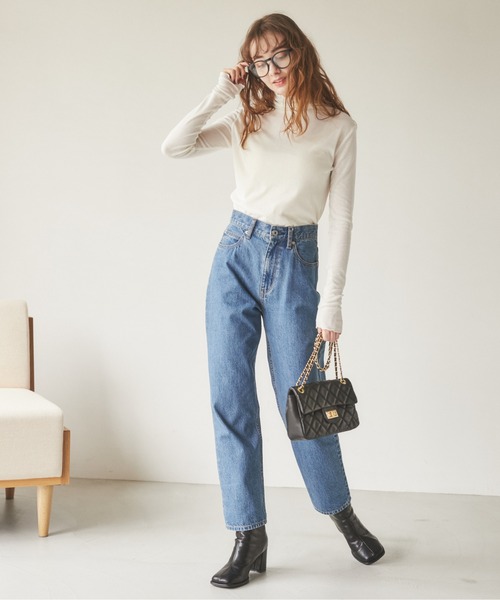 ANGIE(アンジー)の「キルティングチェーンバック(ショルダーバッグ・レディース・ブラック/ホワイト・FREE)」の14枚目の写真