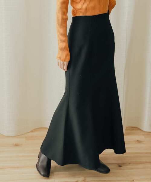 SENSE OF PLACE by URBAN RESEARCH（センスオブプレイスバイアーバンリサーチ）の「ウールライクマーメイドスカート（スカート・レディース・ブラウン/ベージュ系その他/グリーン/ブラック・X-SMALL/SMALL/MEDIUM/LARGE/TALL）」の8枚目の写真