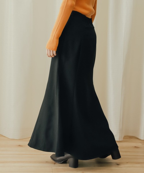 SENSE OF PLACE by URBAN RESEARCH（センスオブプレイスバイアーバンリサーチ）の「ウールライクマーメイドスカート（スカート・レディース・ブラウン/ベージュ系その他/グリーン/ブラック・X-SMALL/SMALL/MEDIUM/LARGE/TALL）」の10枚目の写真