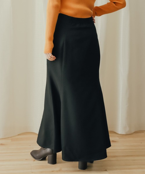 SENSE OF PLACE by URBAN RESEARCH（センスオブプレイスバイアーバンリサーチ）の「ウールライクマーメイドスカート（スカート・レディース・ブラウン/ベージュ系その他/グリーン/ブラック・X-SMALL/SMALL/MEDIUM/LARGE/TALL）」の11枚目の写真