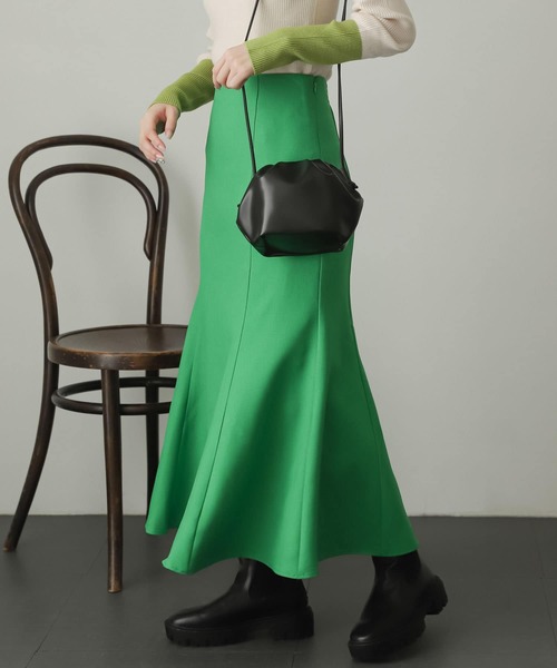 SENSE OF PLACE by URBAN RESEARCH（センスオブプレイスバイアーバンリサーチ）の「ウールライクマーメイドスカート（スカート・レディース・ブラウン/ベージュ系その他/グリーン/ブラック・X-SMALL/SMALL/MEDIUM/LARGE/TALL）」の15枚目の写真