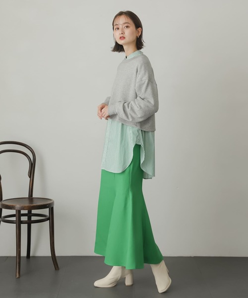 SENSE OF PLACE by URBAN RESEARCH（センスオブプレイスバイアーバンリサーチ）の「ウールライクマーメイドスカート（スカート・レディース・ブラウン/ベージュ系その他/グリーン/ブラック・X-SMALL/SMALL/MEDIUM/LARGE/TALL）」の22枚目の写真