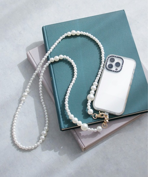 notch.（ノッチ）の「ケータイチェーンストラップ（スマホグッズ・レディース・シルバー/ブラック/オフホワイト/ゴールド/ホワイト・ONESIZE）」の2枚目の写真