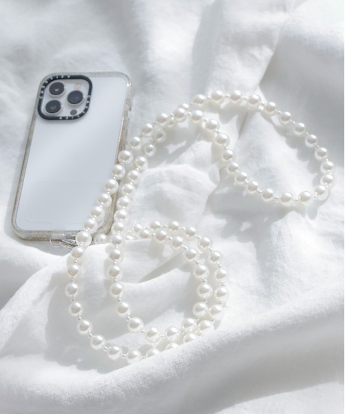 notch.（ノッチ）の「ケータイチェーンストラップ（スマホグッズ・レディース・シルバー/ブラック/オフホワイト/ゴールド/ホワイト・ONESIZE）」の3枚目の写真