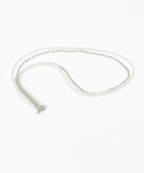 notch.（ノッチ）の「ケータイチェーンストラップ（スマホグッズ・レディース・シルバー/ブラック/オフホワイト/ゴールド/ホワイト・ONESIZE）」の8枚目の写真