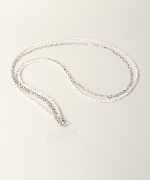 notch.（ノッチ）の「ケータイチェーンストラップ（スマホグッズ・レディース・シルバー/ブラック/オフホワイト/ゴールド/ホワイト・ONESIZE）」の7枚目の写真